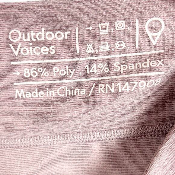 Outdoor Voices Warmup Leggings Santa Fe Rust Yoga Walking Pilates Womens Size M - Picture 7 of 10